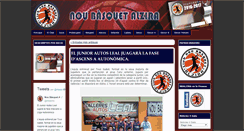 Desktop Screenshot of noubasquetalzira.com
